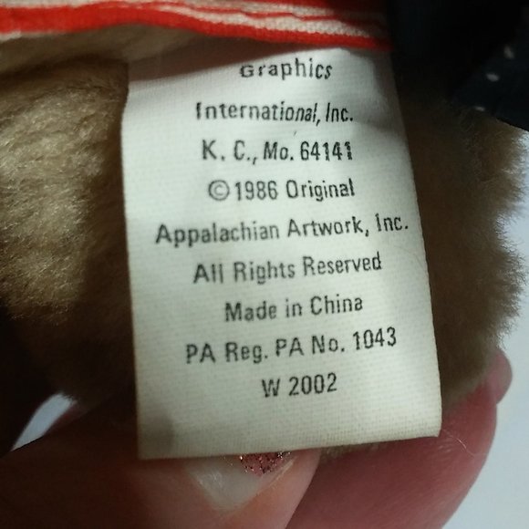 VINTAGE New Old Stock Wendy's Dudley Furskin Bear - Picture 6 of 7